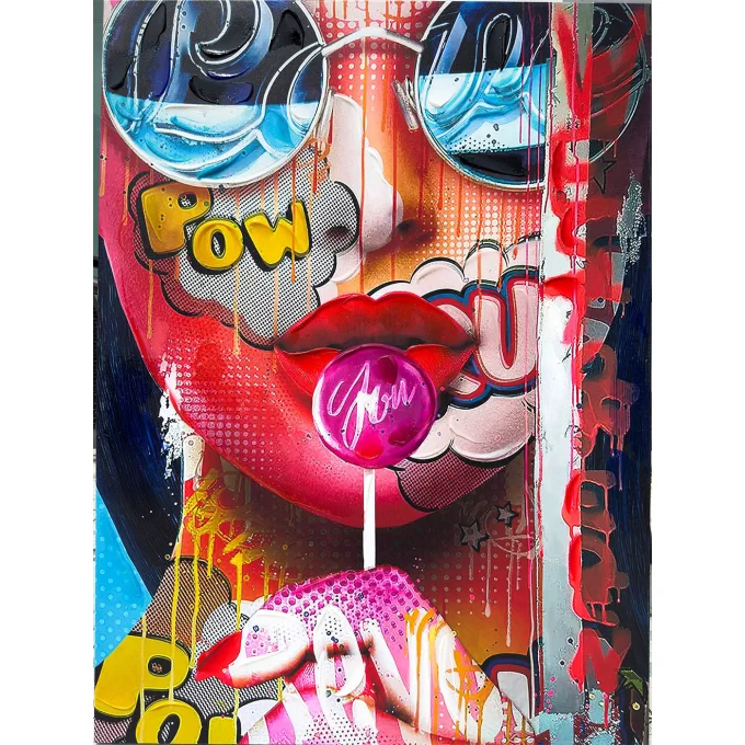 Pow Graffiti Wall Art