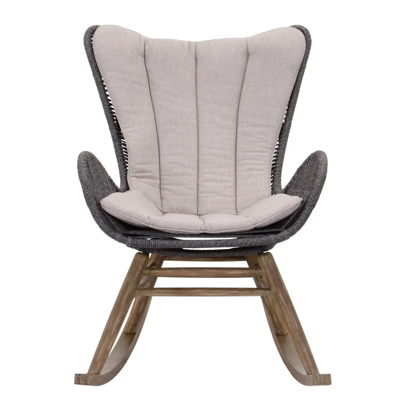 King Rocking Chair | Gray Outdoor Rocking Chair | Jerome's Furniture