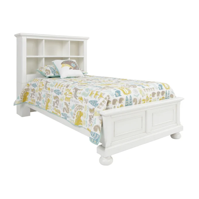 Bookcase Storage Bed, White Full Size Bookcase Bed