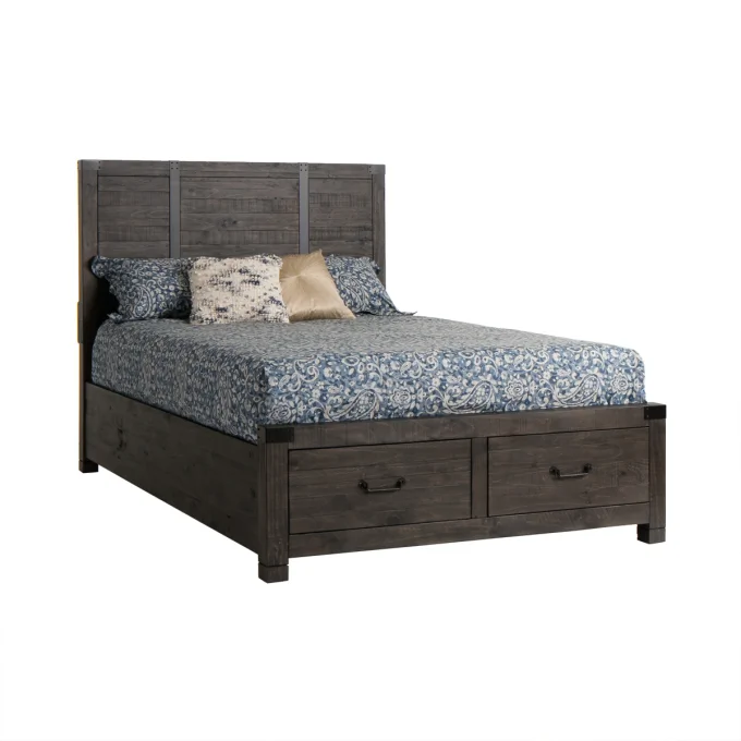 Abington Solid Pine Storage Bed - Eastern King | Jerome's Furniture