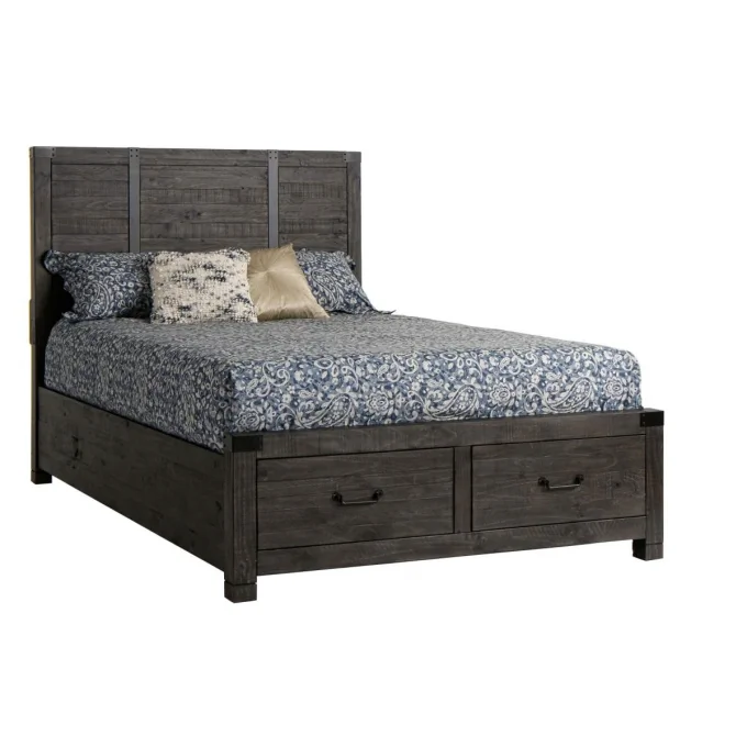 Cal King Storage Bed Frame Gray, Cal King Bed Frame With Storage