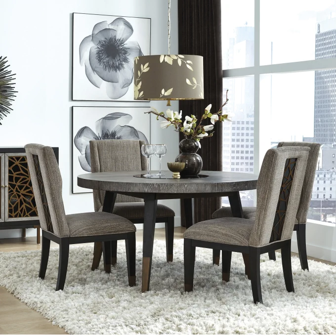 Paramount Round Table Dining Set With 4, Coventry Dining Room Furniture Collection 2021
