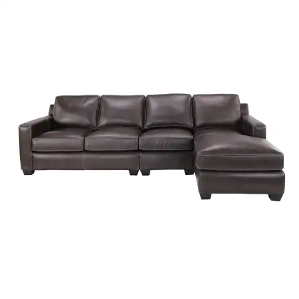 Madison Jerome S Furniture, Anaheim 4 Pc Leather Sectional Sofa