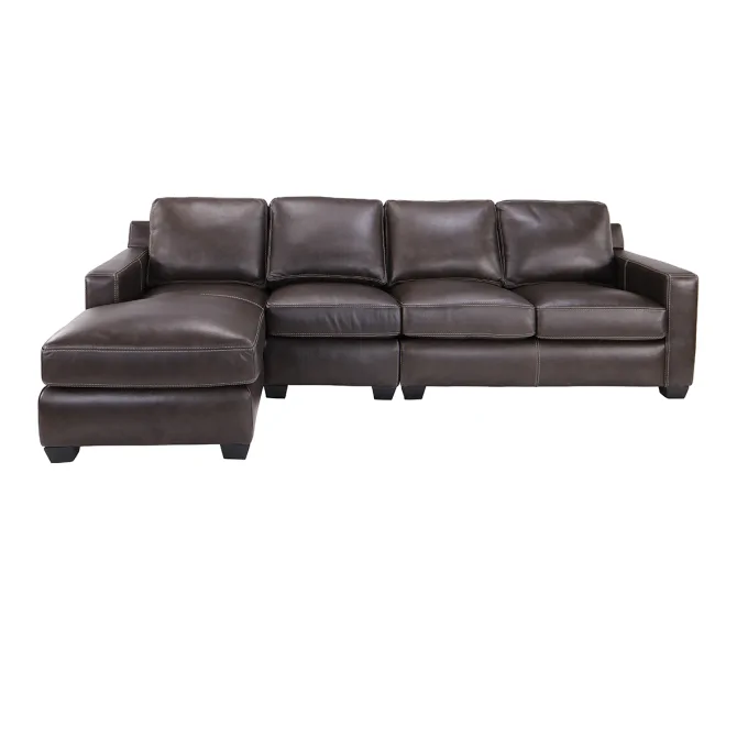 Madison Sofa Three Piece Sectional, Anaheim 4 Pc Leather Sectional Sofa