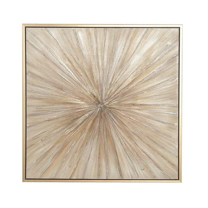 39" Blush Burst Wall Art